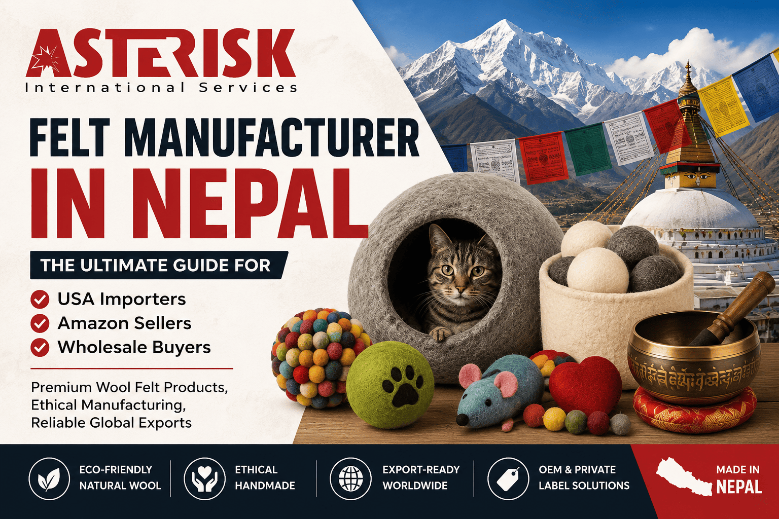 Felt Manufacturer in Nepal: Complete Guide to Wholesale, OEM & Ethical Export Supply Chains